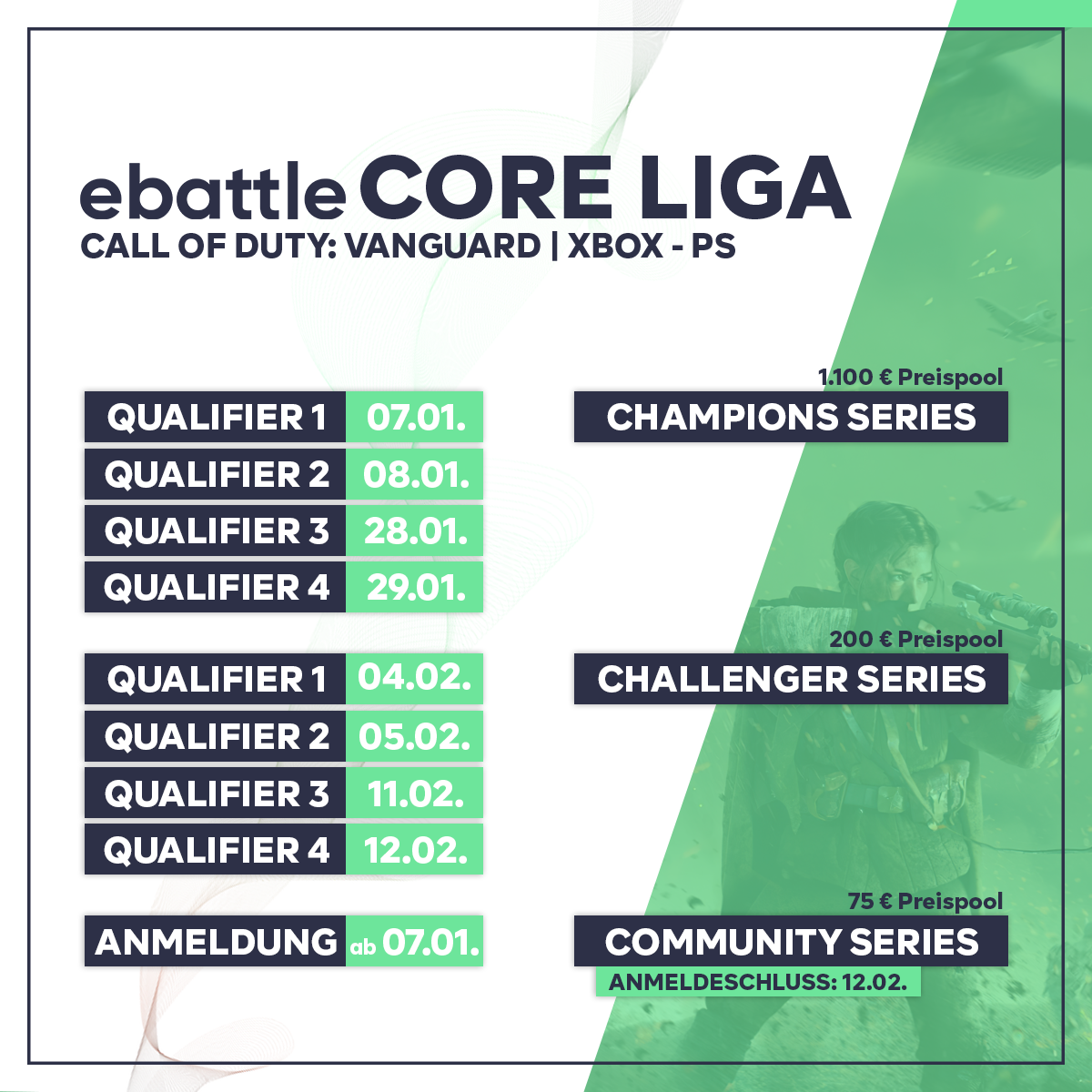Logo Turnier ebattle Champions Series - Quali 1 - CoD Vanguard [Core]